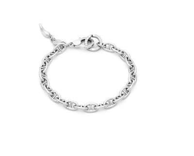 GIOVANNI RASPINI Bracciale Maglia Marina Mini in Argento 925