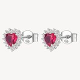 BROSWAY Orecchini FANCY in Argento 925 con Zirconi Passion Ruby