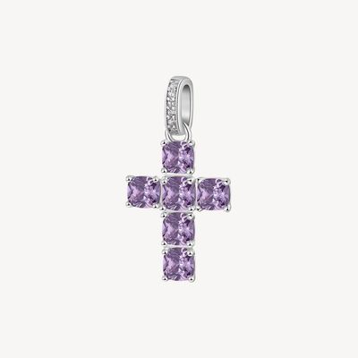 BROSWAY Ciondolo FANCY in Argento 925 con Zirconi Magic Purple