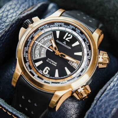 Jaeger-LeCoultre Master Compressor Extreme GMT Watch Rose Gold Limited Watch 46