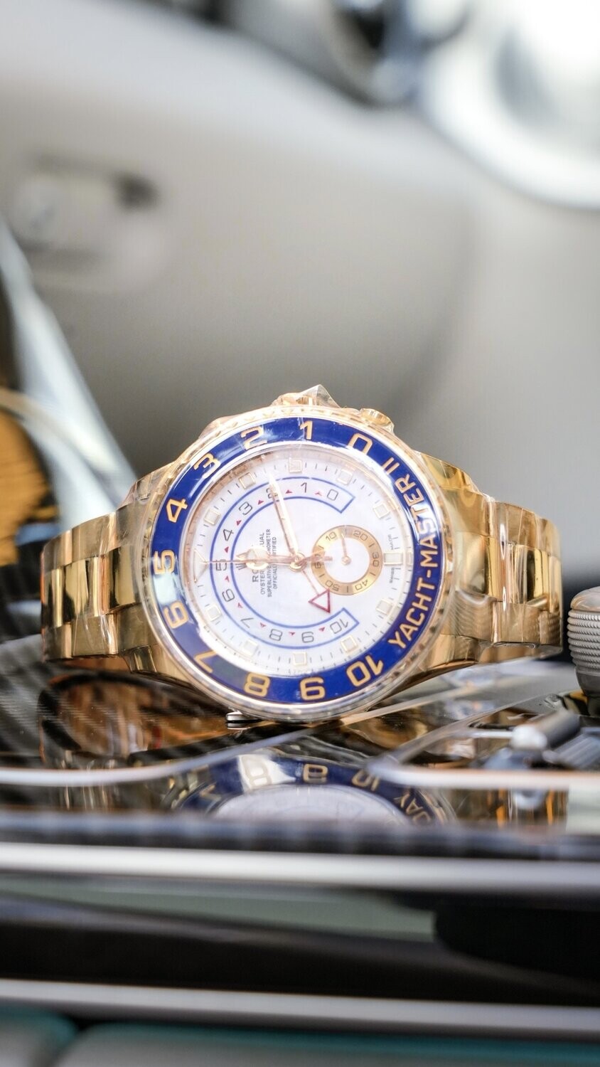 Rolex Yacht-Master II 18ct Yellow Gold Men's Watch STICKERED