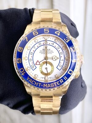 Rolex Yacht-Master II 18ct Yellow Gold Men's Watch STICKERED