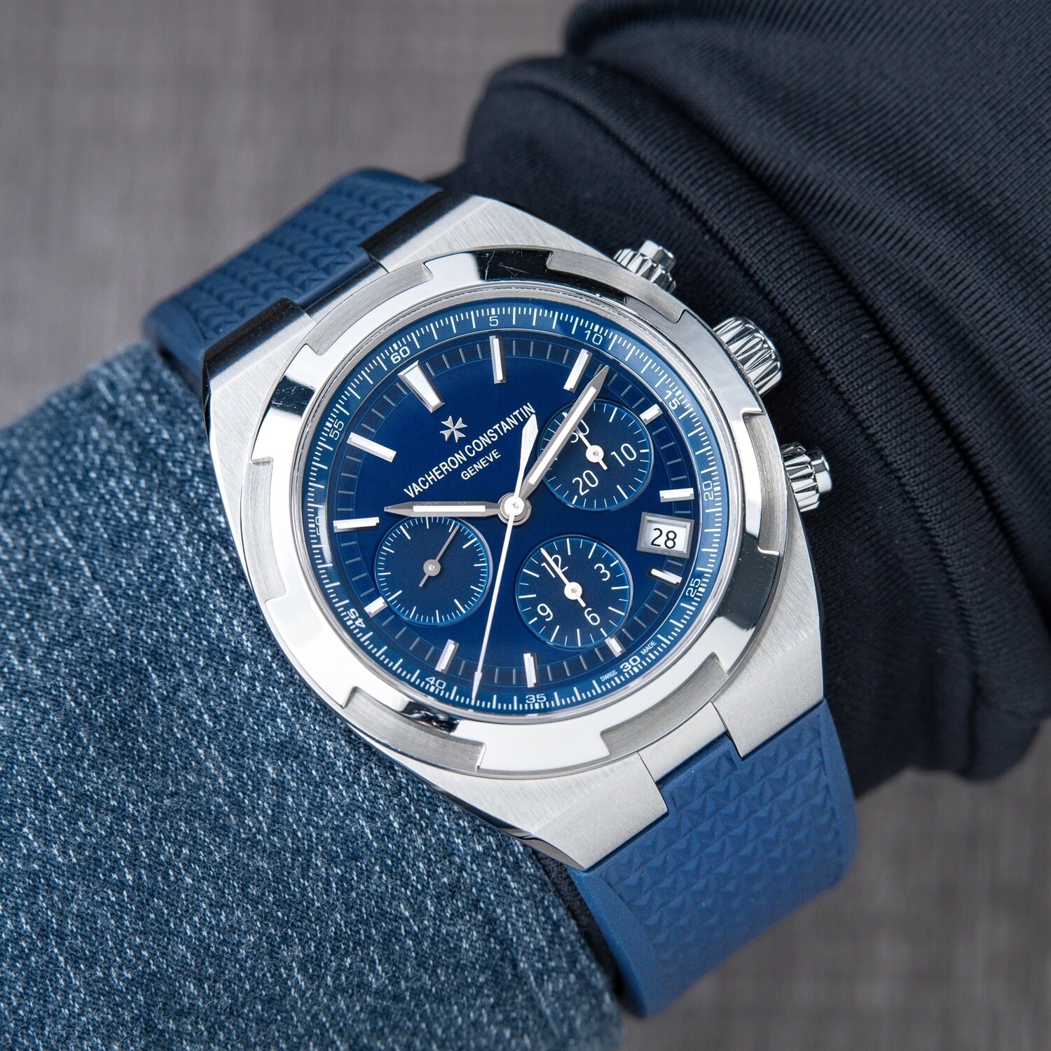 Vacheron Constantin Overseas Chronograph 5500V Blue