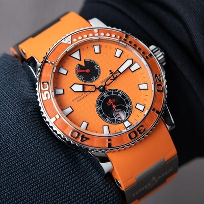 Ulysse Nardin Maxi Marine Diver Chronometer Orange