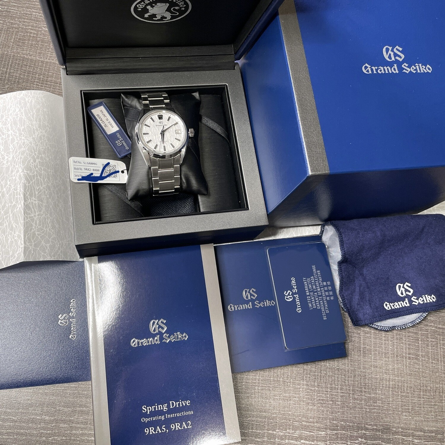 Grand Seiko Evolution 9 Collection UNWORN 10/2022 White Birch Dial