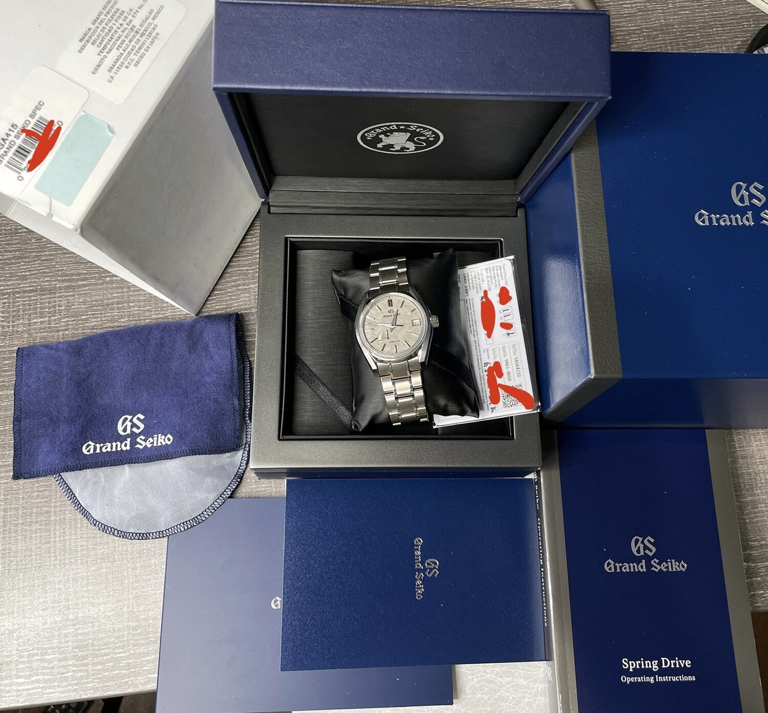 Grand Seiko Heritage Collection Spring Drive Titanium NOV UNWORN