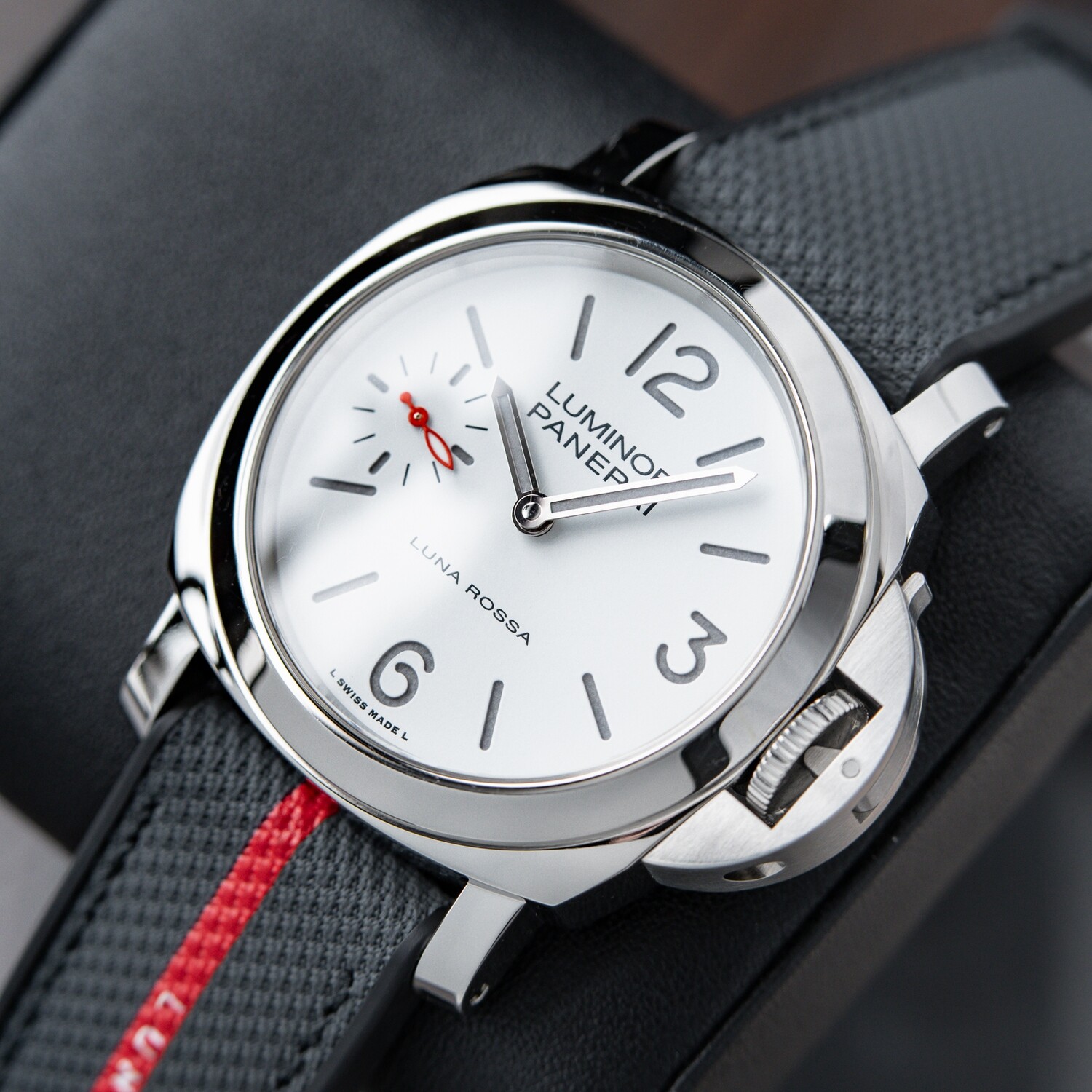 Panerai Luminor Luna Rossa 2022 White Dial Stainless Steel Set Pam1342
