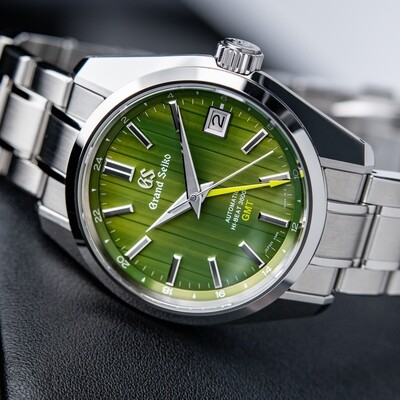 Grand Seiko Heritage Collection Automatic Hi-Beat GMT Bamboo Green