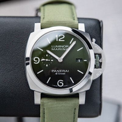 Panerai Luminor Marina Esteel Verde Smeraldo Automatic Green