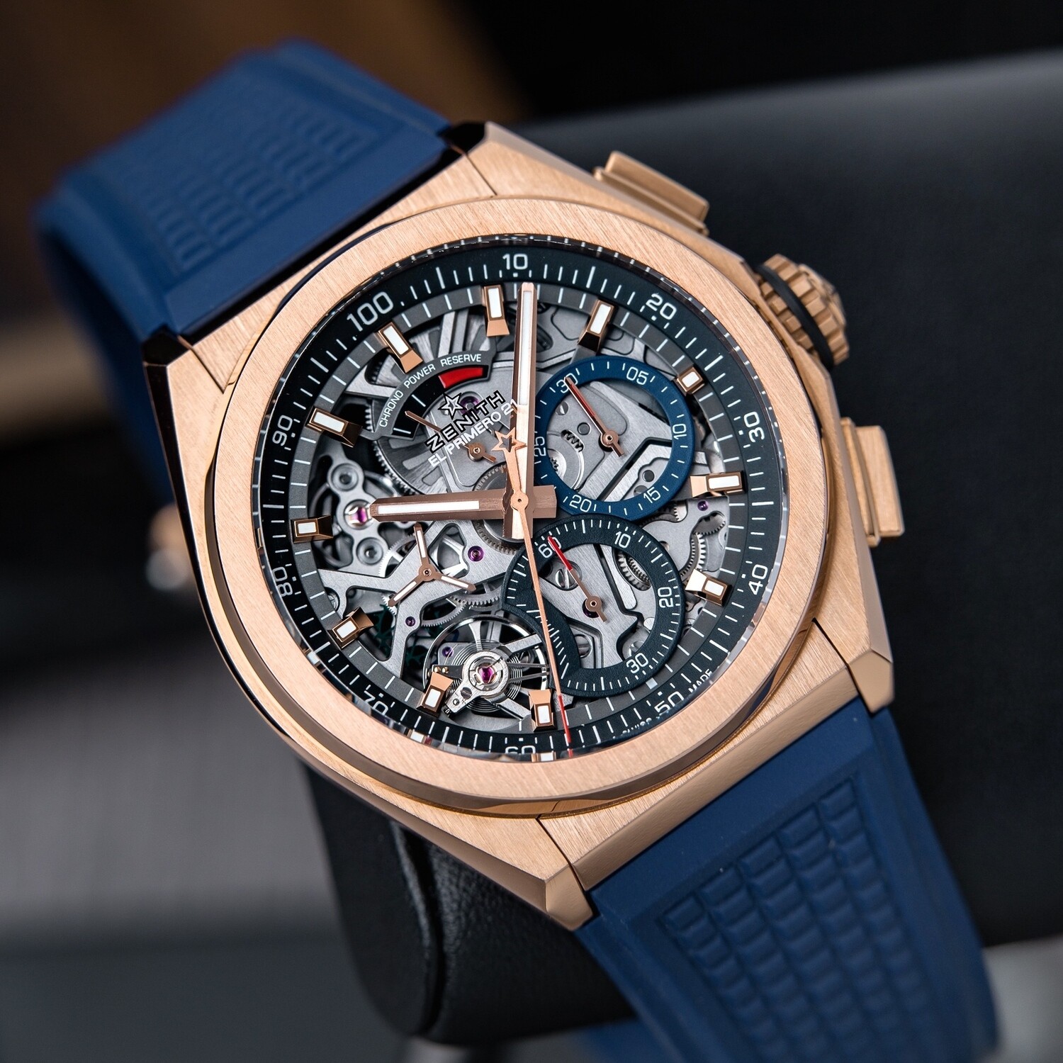 Zenith Defy El Primero 21 Rose Gold Openworked Chronograph High-Frequency