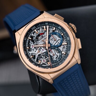 Zenith Defy El Primero 21 Rose Gold Openworked Chronograph High-Frequency