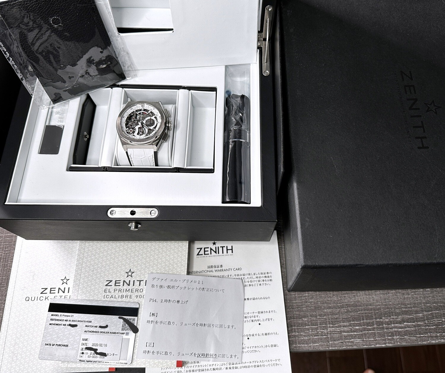Zenith Defy El Primero 21 Japan Edition White Openworked