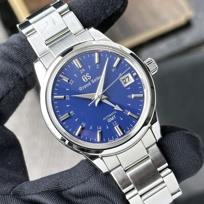 Grand Seiko Elegance Collection Hodinkee Limited Edition GMT 9S Mechanical Blue
