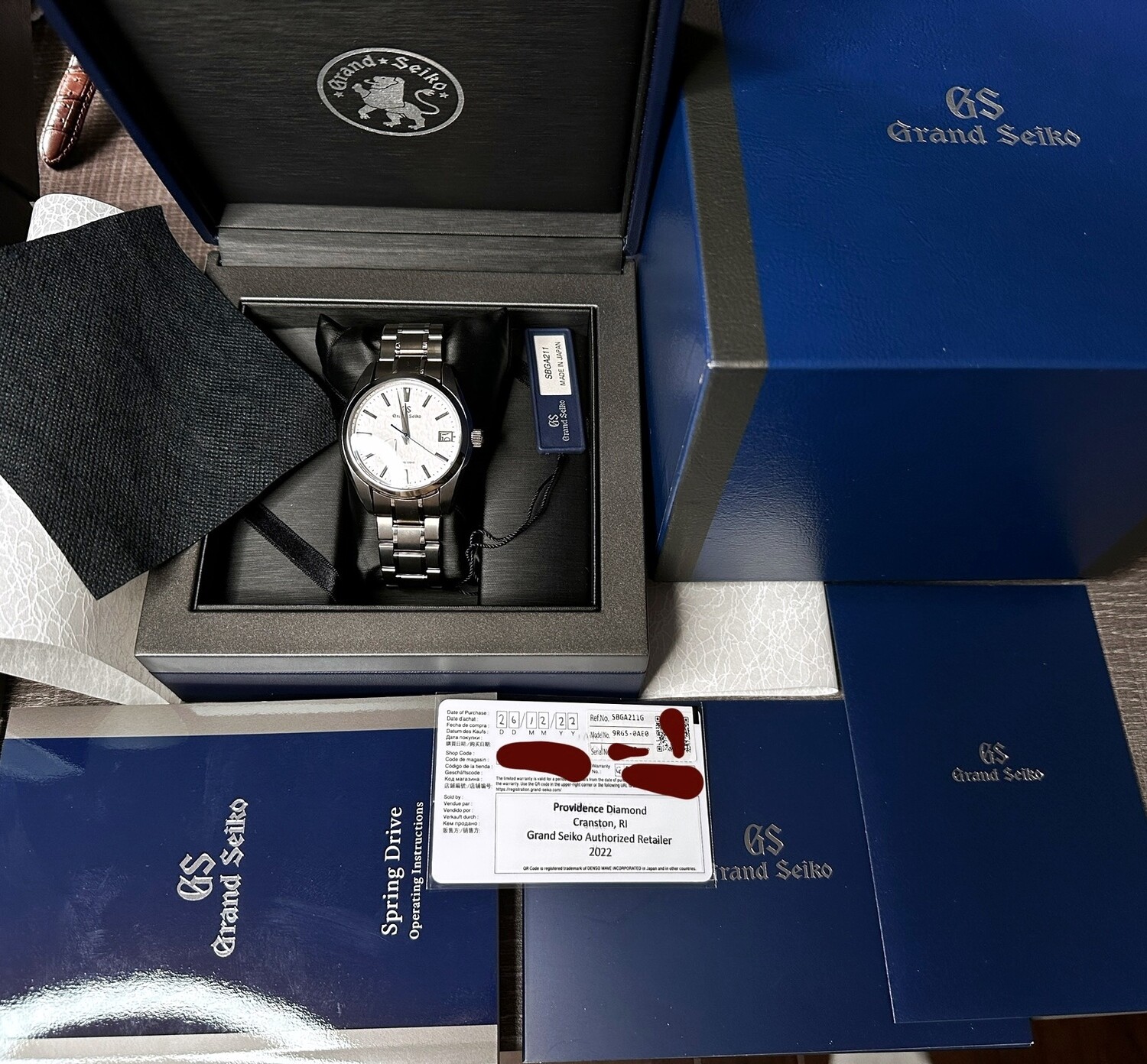 Grand Seiko Heritage Collection Spring Drive Snowflake DEC UNWORN