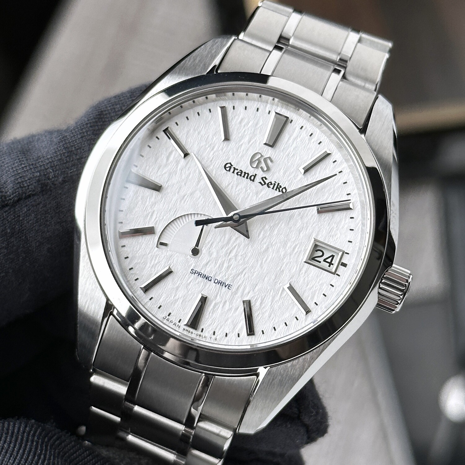 Grand Seiko Heritage Collection Spring Drive Snowflake DEC UNWORN Titanium  White