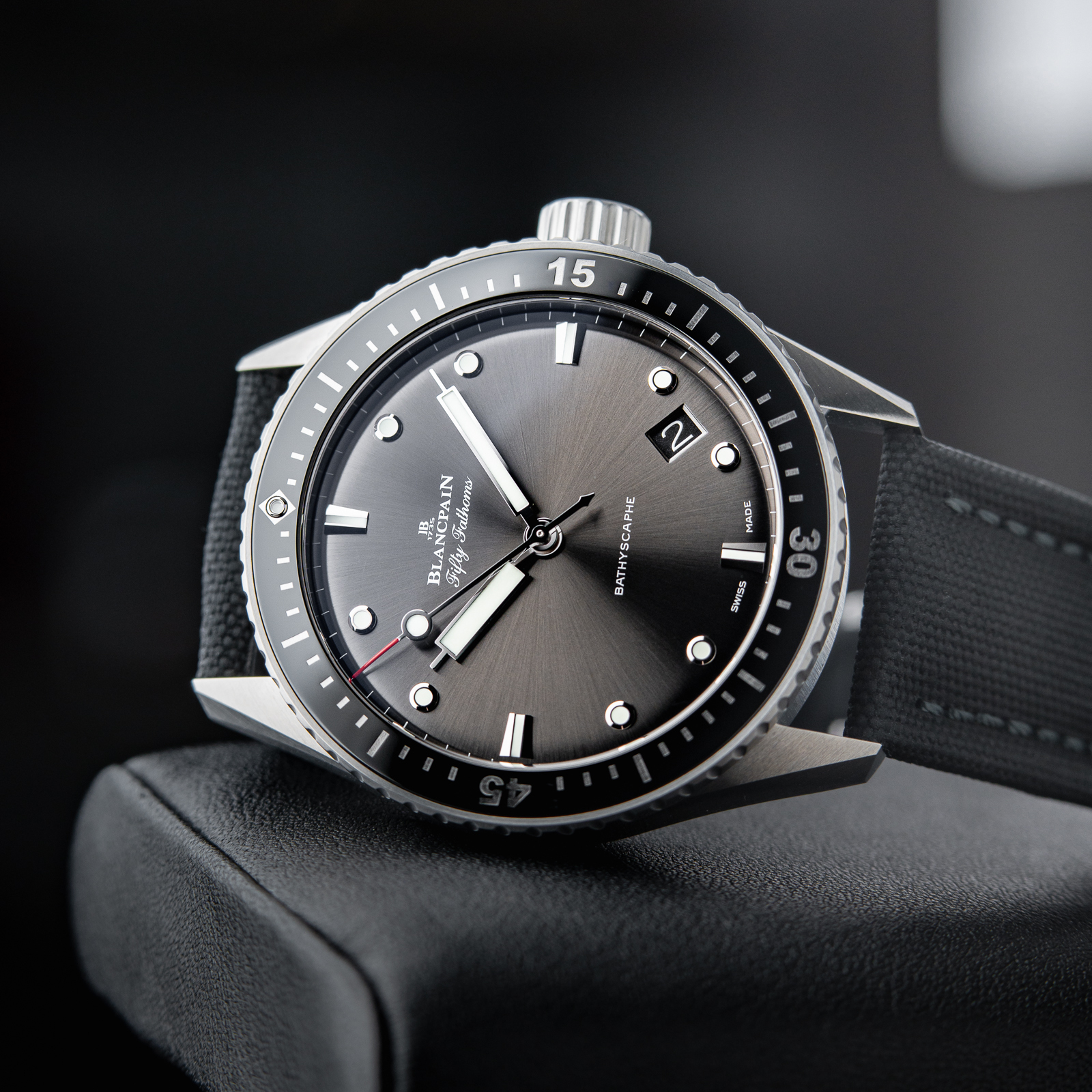 Blancpain Fifty Fathoms Bathyscaphe 5000 Steel Diver 120 Hour Reserve