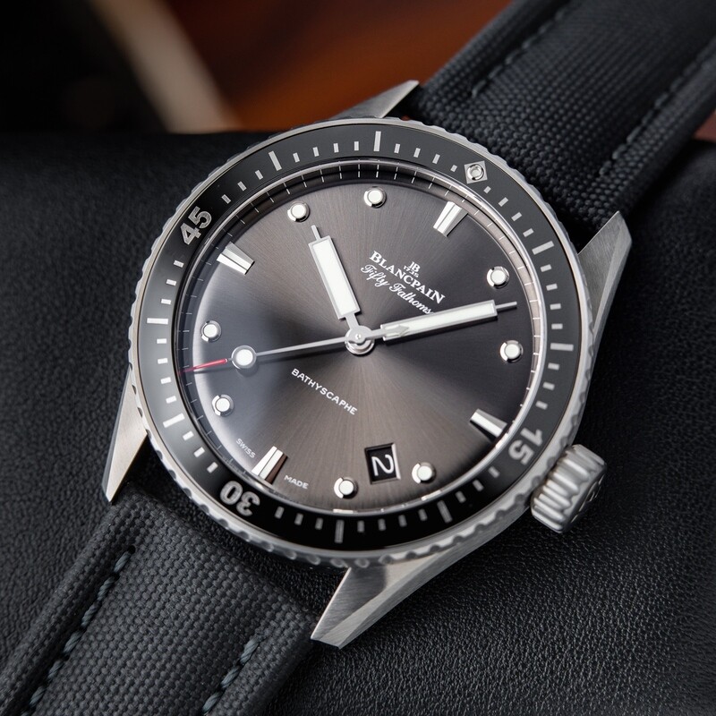 Blancpain Fifty Fathoms Bathyscaphe 5000 Steel Diver 120 Hour Reserve