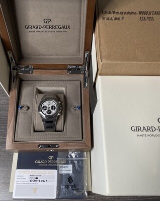 Girard Perregaux Laureato Automatic Chronograph Steel Panda Dial 81020