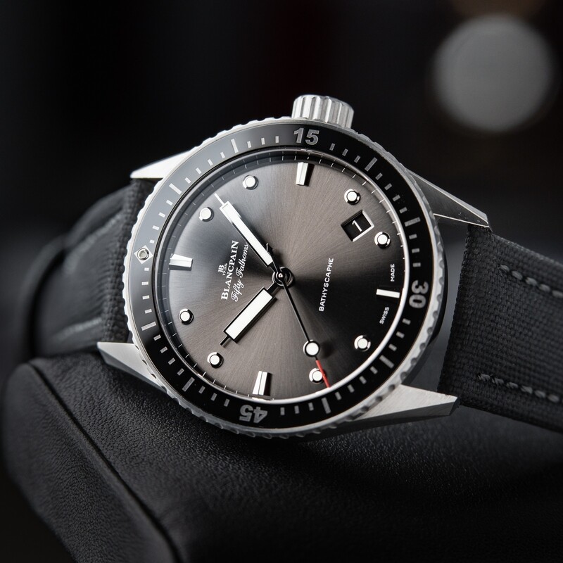 Blancpain Fifty Fathoms Bathyscaphe 5000 Steel Diver 120 Hour Reserve