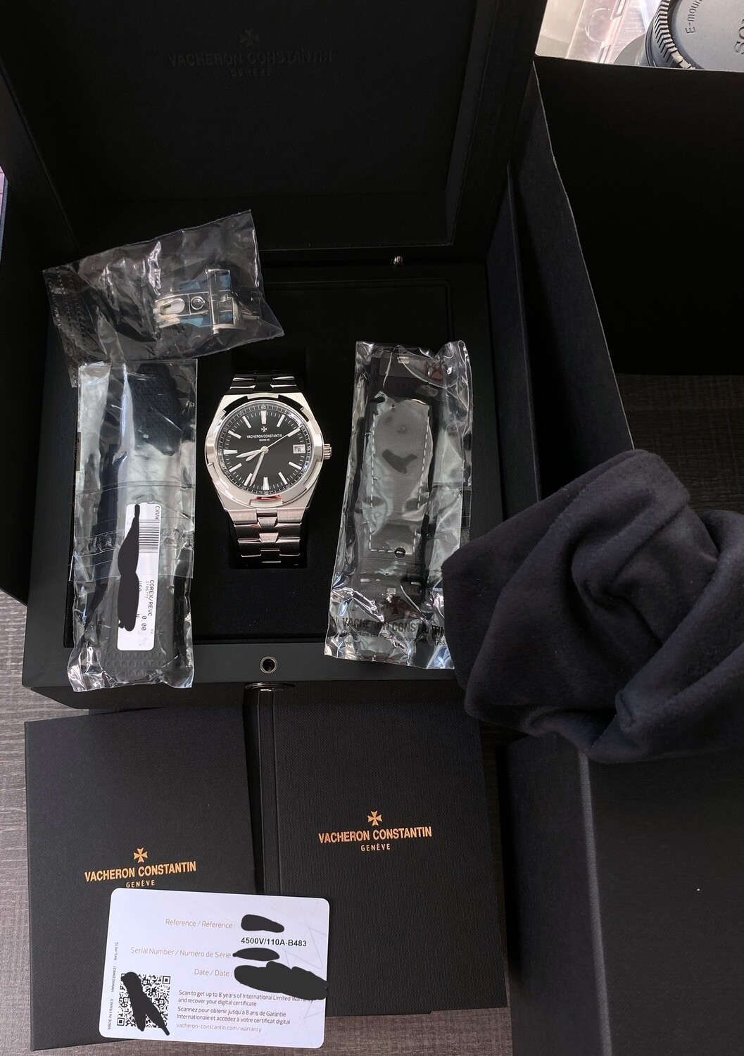 Vacheron Constantin Overseas UNWORN 3/2023 4500V Black Steel