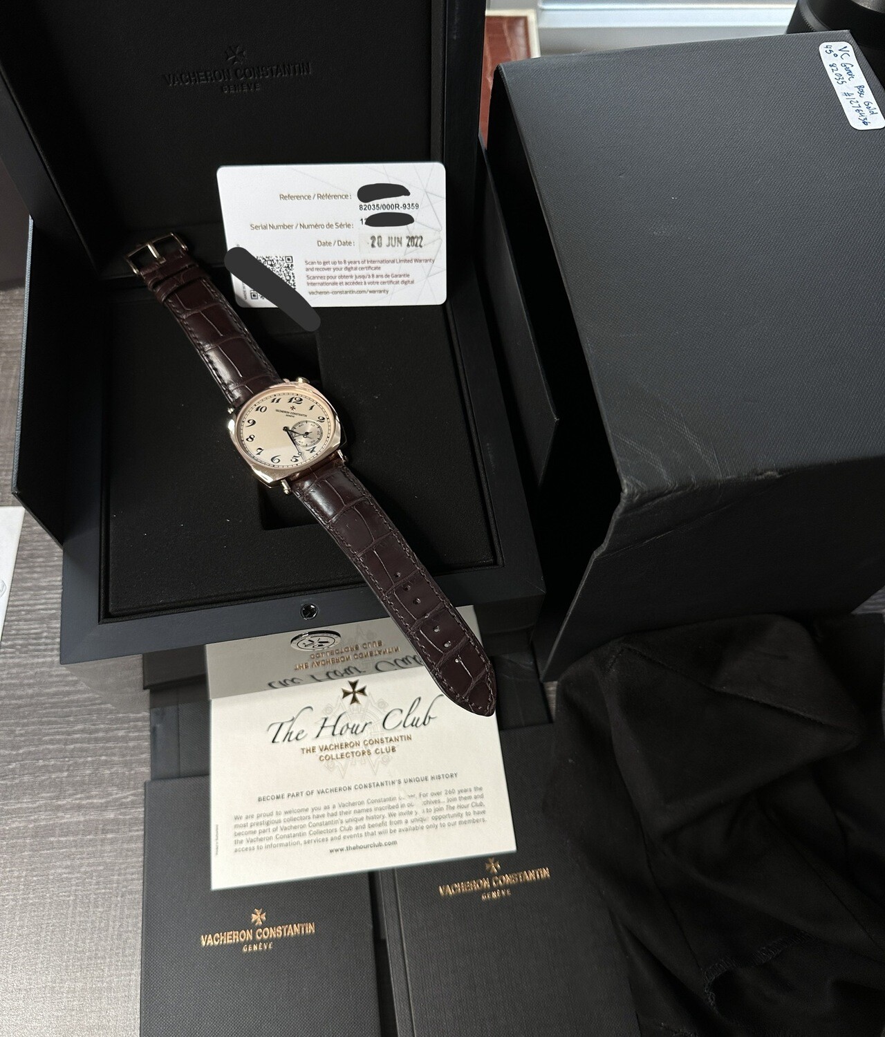 Vacheron Constantin Historiques American 1921 Rose Gold 2022 Papers