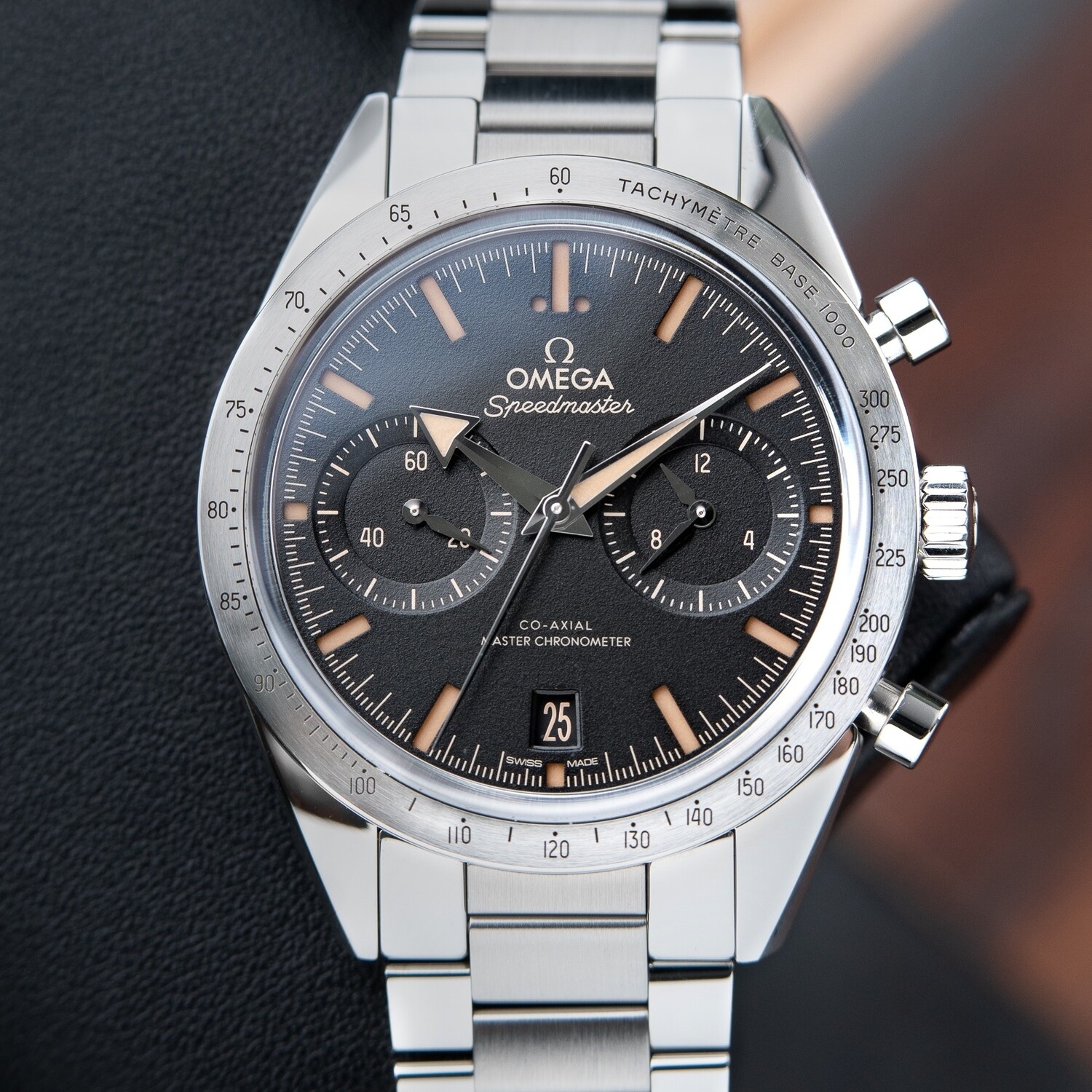 Omega Speedmaster 57 Co Axial Master Chronometer Chronograph Black