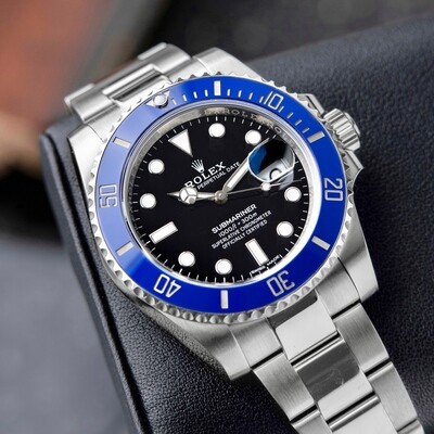 Rolex Submariner Date Stainless Steel MODDED Cookie Monster Oyster
