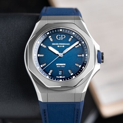 Girard Perregaux Laureato Absolute TI 230 Limited Edition Titanium Blue
