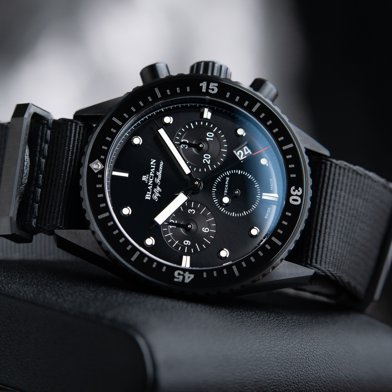 Blancpain Fifty Fathoms Bathyscaphe 5200 Chronograph Flyback Ceramic