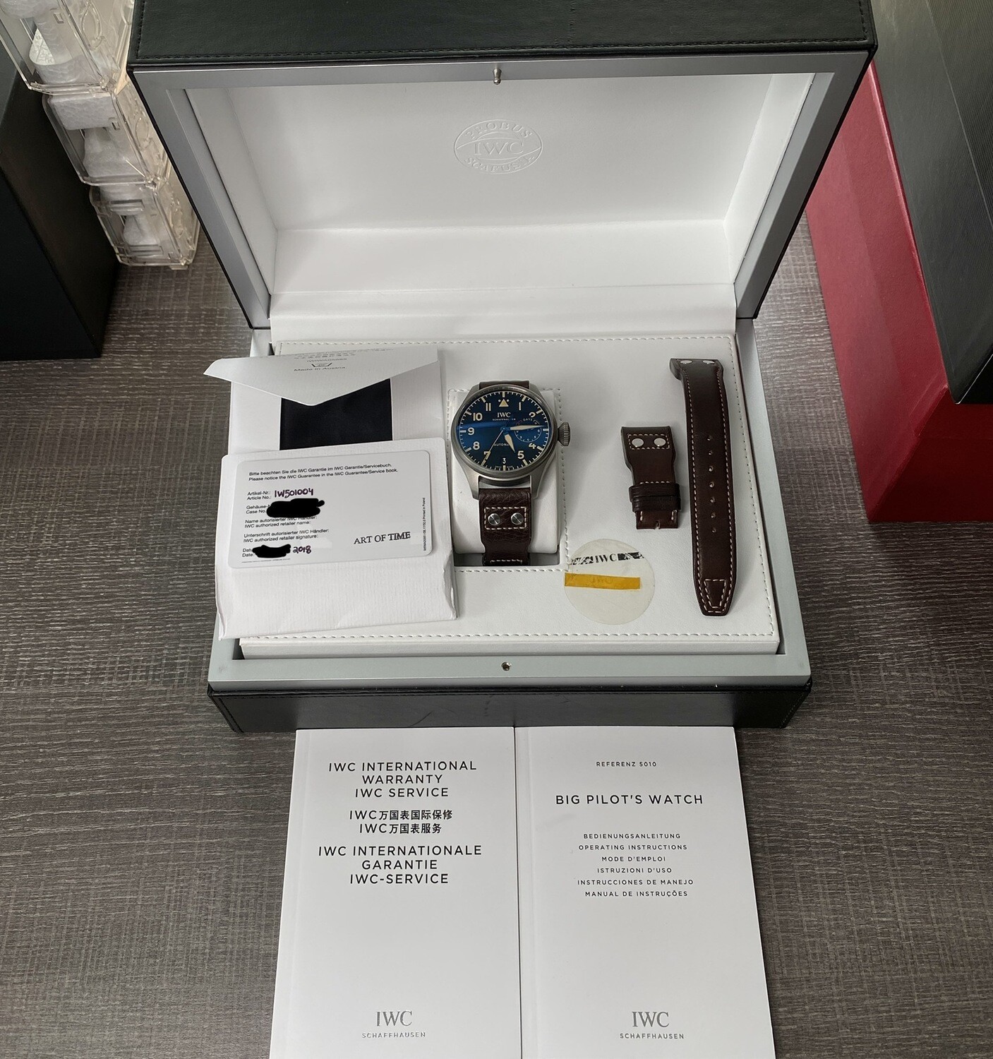 IWC Big Pilot's Watch Heritage Titanium Black Dial Automatic