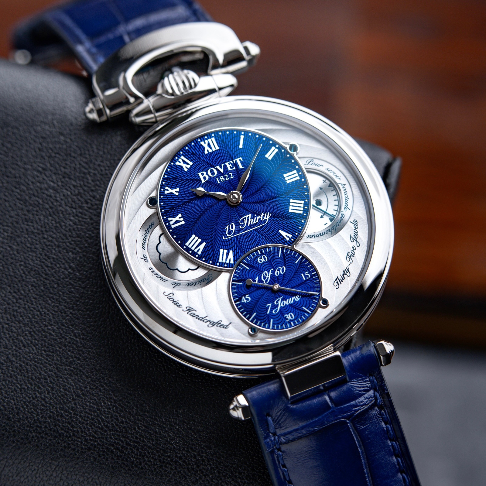 Bovet 19Thirty Fleurier 2023 UNWORN 1 of 60 Great Guilloche Steel 42mm