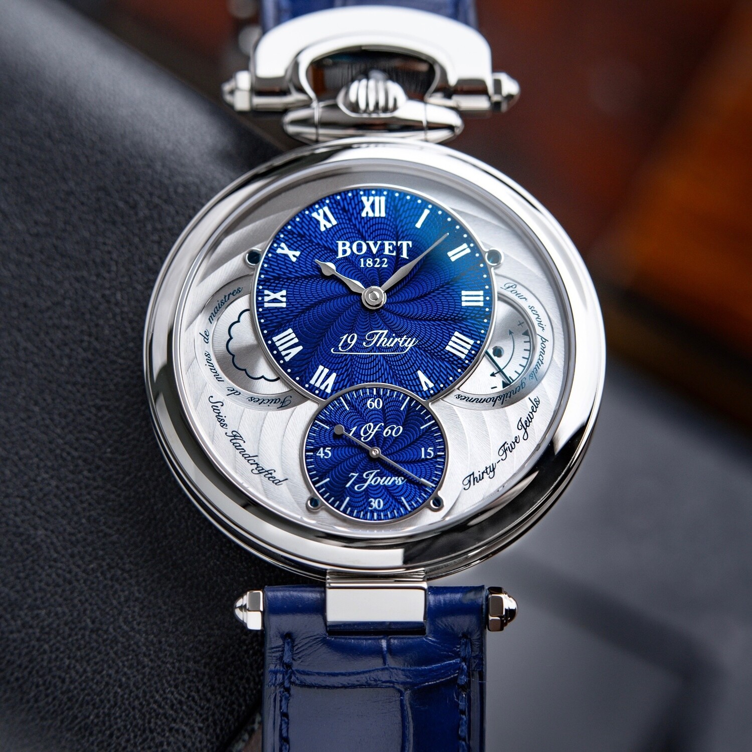 Bovet 19Thirty Fleurier 2023 UNWORN 1 of 60 Great Guilloche Steel 42mm