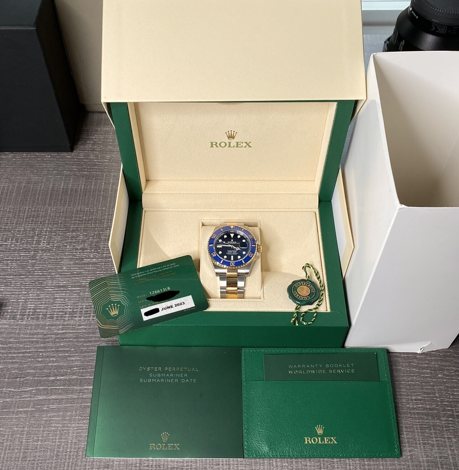 Rolex Oyster Perpetual Submariner 'Bluesy' Men's Two Tone