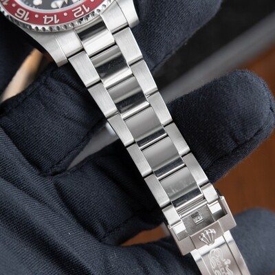 Rolex GMT-Master II Oyster Date 4/2023 Pepsi Stainless Steel Black