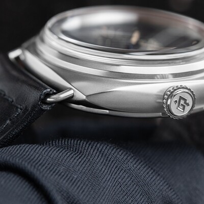 Panerai Radiomir 8 Days 45mm Black Dial Patina Steel Leather PAM992