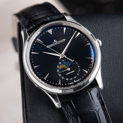 Jaeger-LeCoultre Master Ultra Thin Moon Automatic Q1368470 Black Dial 39mm
