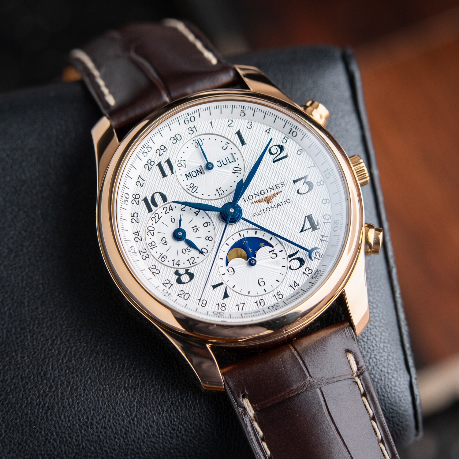 Longines Master Collection UNWORN Rose Gold Chronograph Automatic Longines Master Collection UNWORN Rose Gold Chronograph Automatic