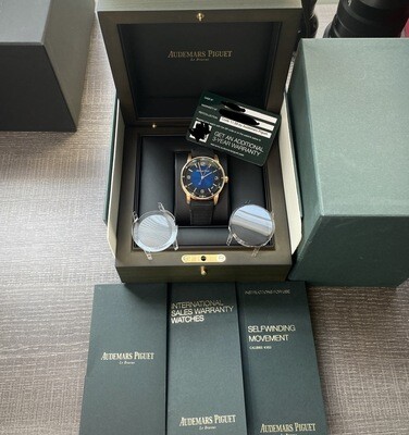 Audemars Piguet Code 11.59 Rose Gold Blue Dial Automatic 4302 41mm