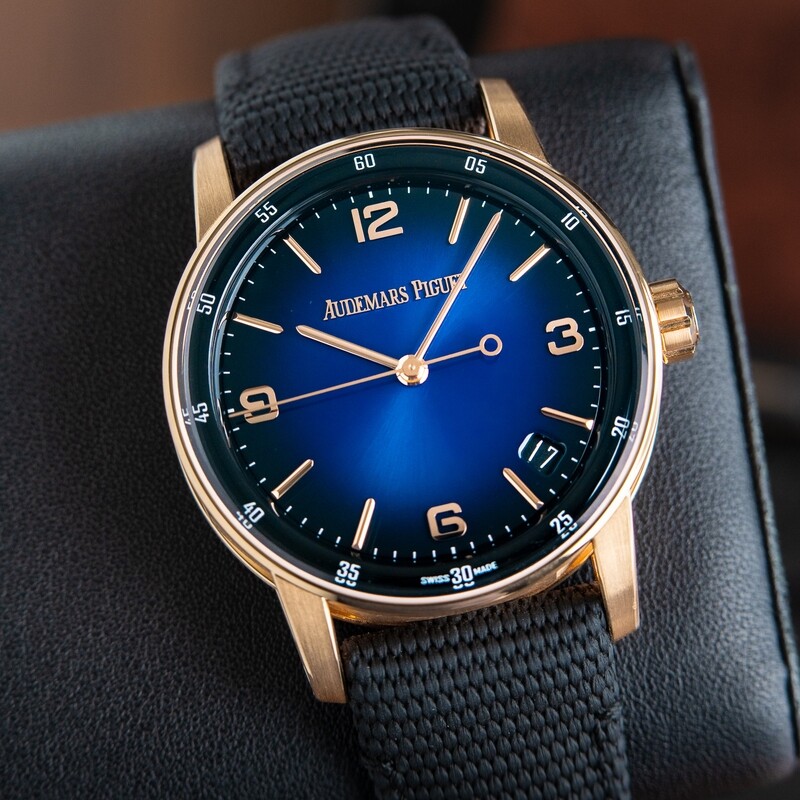 Audemars Piguet Code 11.59 Rose Gold Blue Dial Automatic 4302 41mm