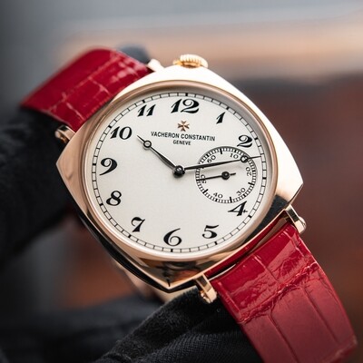 Vacheron Constantin Historiques American 1921 36.5mm Rose Gold Red Leather