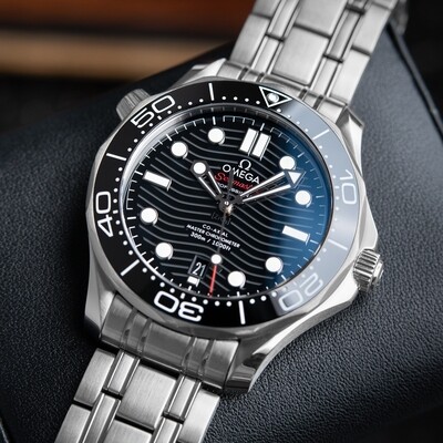 Omega Seamaster Diver 300 M Black Ceramic Automatic Chronometer Diver 42mm