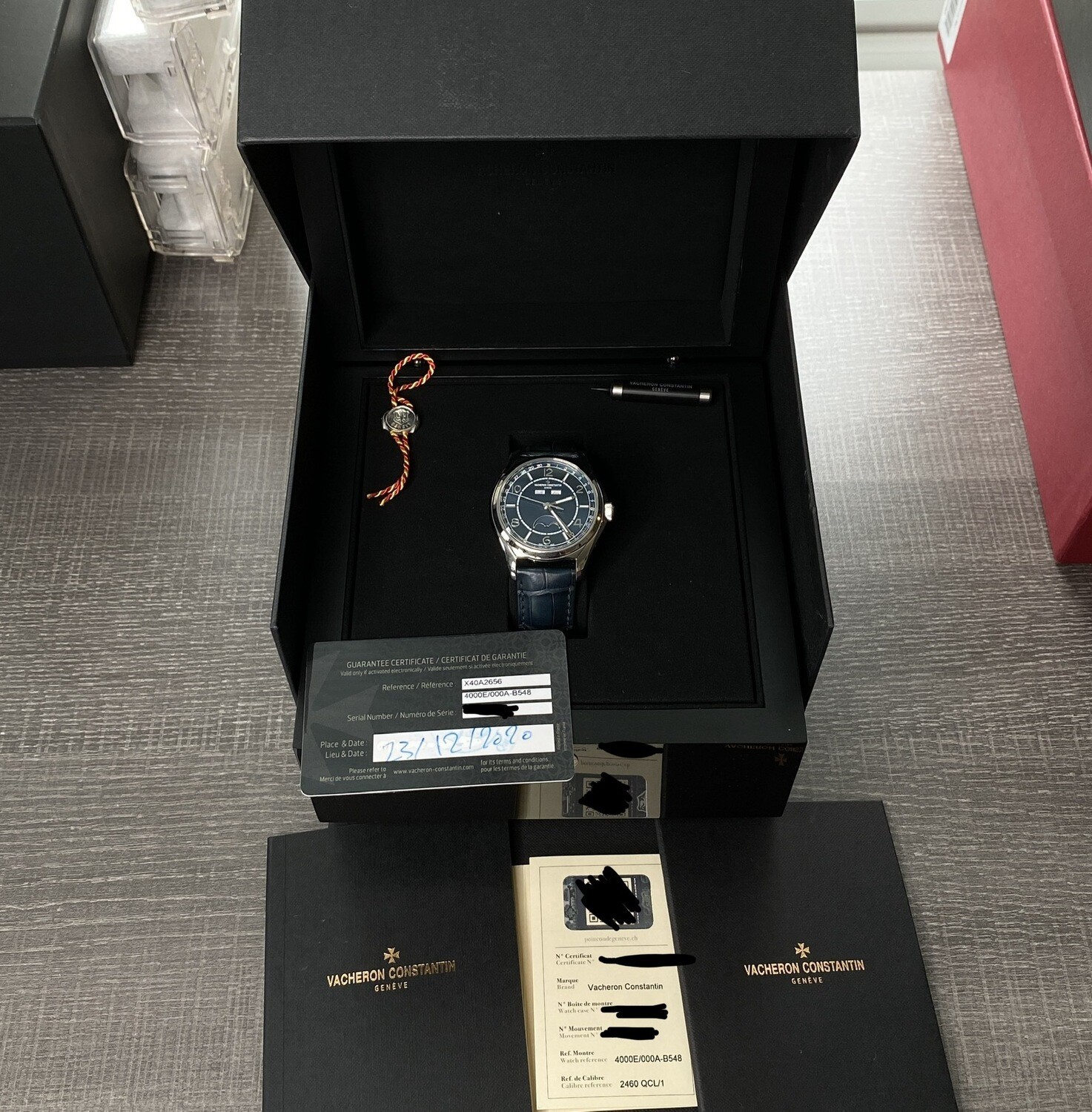 Vacheron Constantin Fiftysix Complete Calendar 40 Moonphase Blue