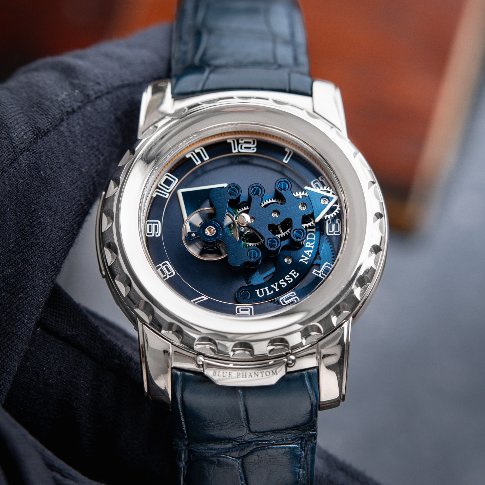 Ulysse Nardin Freak Blue Phantom White Gold Carousel Tourbillon