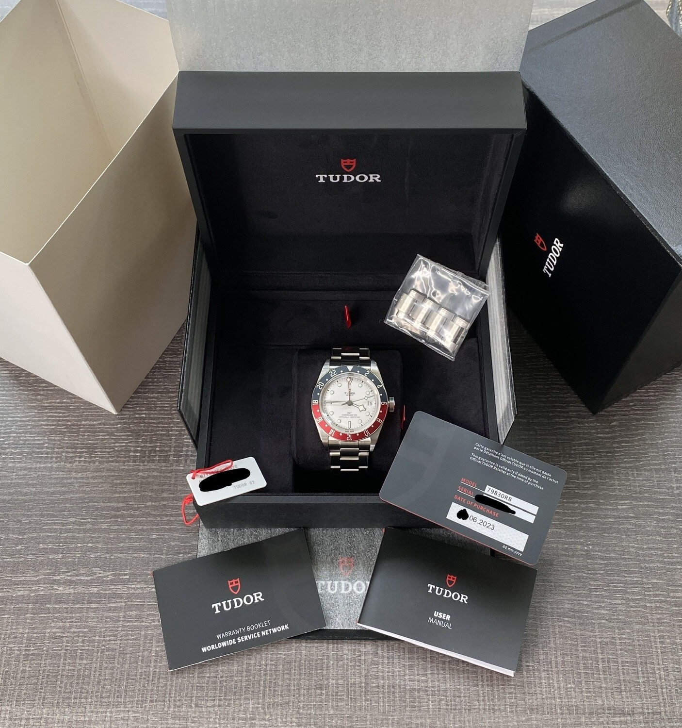 Tudor Black Bay GMT UNWORN 06/2023 Opaline Pepsi Steel White Dial 41mm