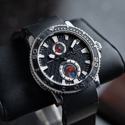 Ulysse Nardin Maxi Marine Diver Set Automatic Chronometer Black 42.7mm