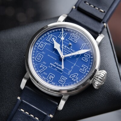 Zenith Pilot Type 20 Extra Special Blueprint Limited to 250 Automatic Blue