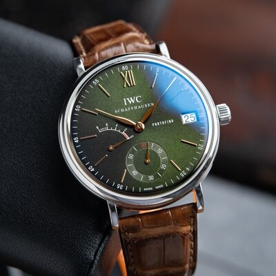 IWC Portofino 8 Days Green Dial Steel Limited Edition of 100 45mm