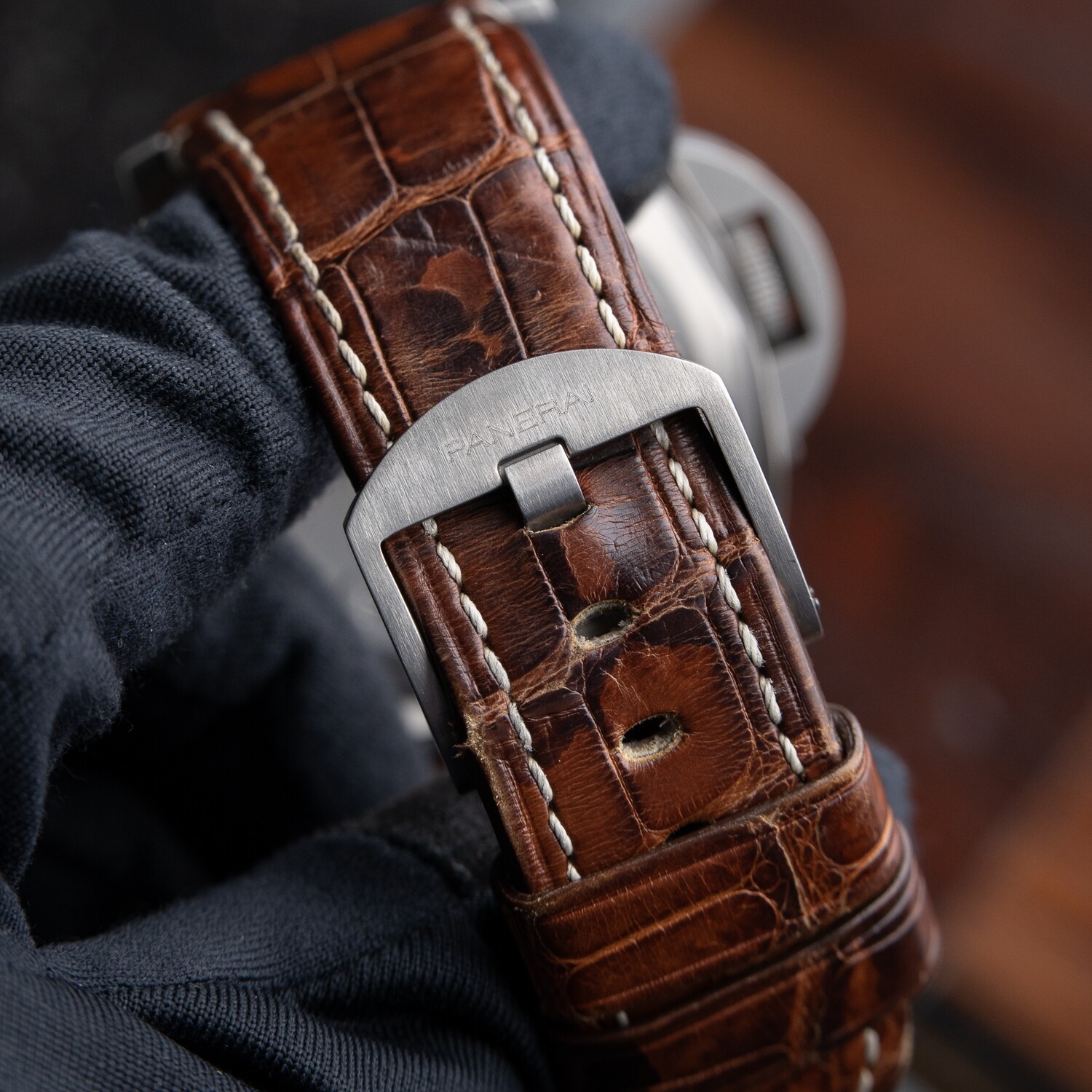 Panerai Luminor Marina RARE OOR SERIES Titanium Black Dial PAM61 44mm