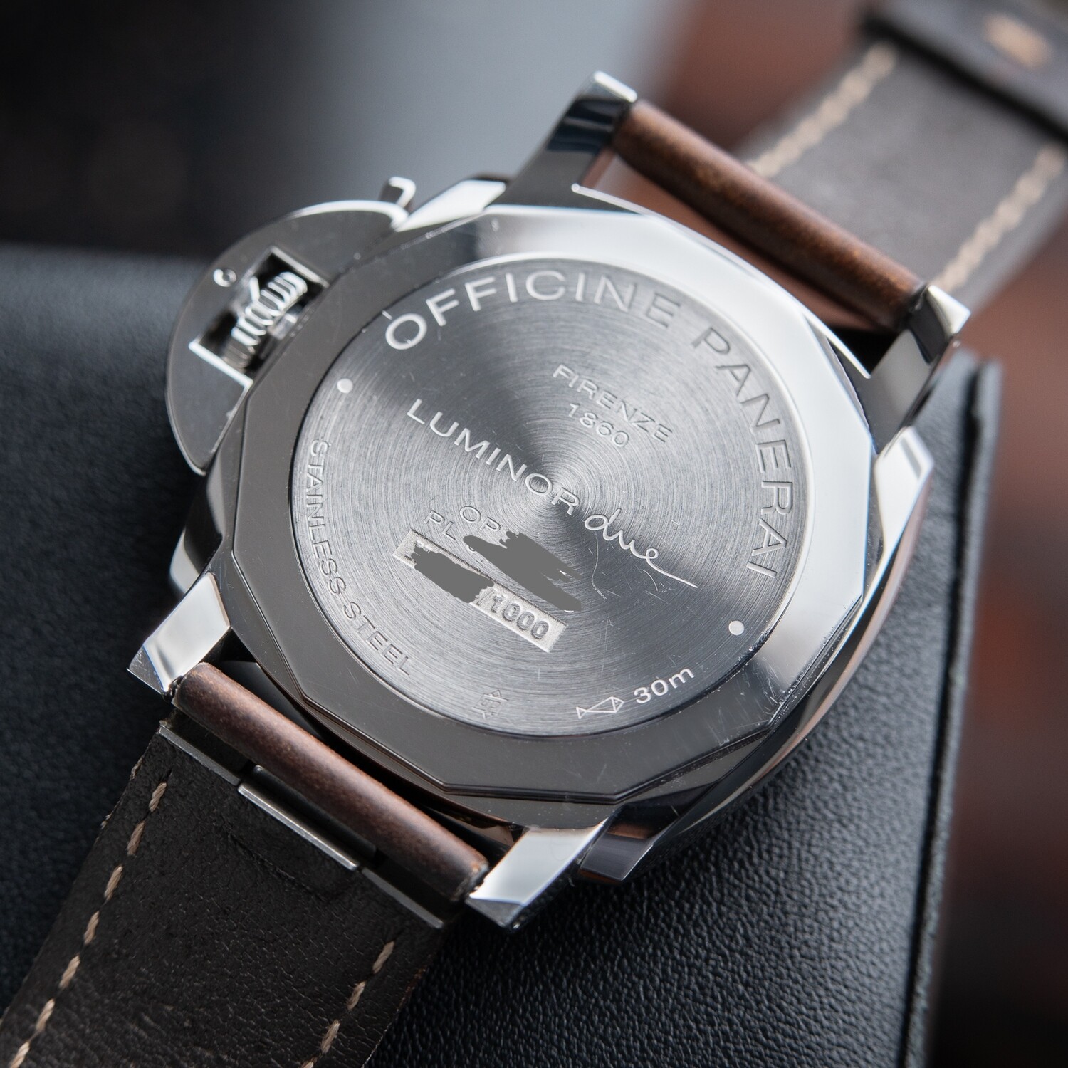 Panerai Luminor Due Gray Sunburst Dial Steel Automatic 42mm PAM904
