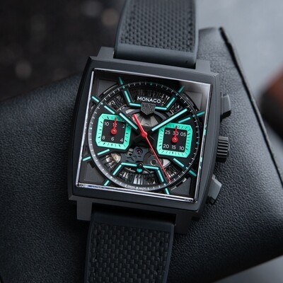 TAG Heuer Monaco Skeleton 8/2023 Titanium Chronograph 39mm